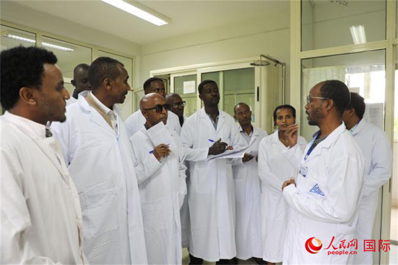 图为来自埃塞俄比亚各地的学员正在参加培训。人民网记者 沈小晓摄