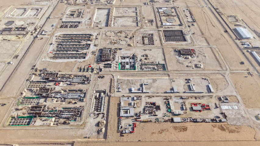 纳瑞亚EPC项目正在施工中。项目部供图