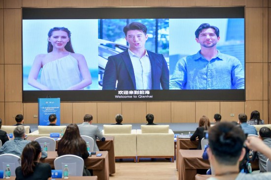   “‘一带一路’新闻合作联盟创新发展前海行”采风活动启动仪式现场。人民网记者 任峰涛摄